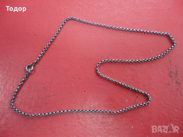Страхотна сребърна верижка веришка 835, снимка 2 - Колиета, медальони, синджири - 43008012