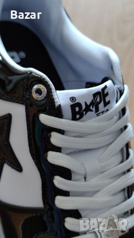 Black Bape Sta Metalic Нови Мъжки Обувки Маратонки Кецове Размер 43 Номер 27.5см Стелка черни обувки, снимка 3 - Маратонки - 40361009