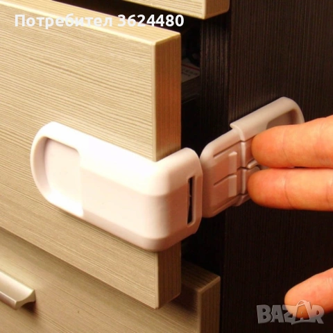 Предпазител за шкафове и чекмеджета ЪГЛОВ 3309