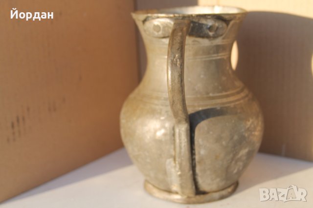 Стара медна кана от 19-ти век, снимка 2 - Антикварни и старинни предмети - 43534018