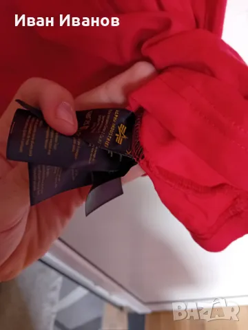 Два броя оригинални тениски Alpha Industries, снимка 3 - Тениски - 50430487