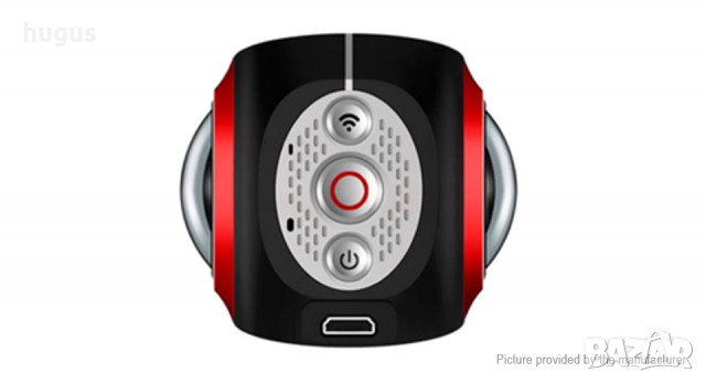 Панорамна 360 градуса  екшън камера Pano360 Pro 4K Ultra HD Wifi Sports Action Camera, снимка 2 - Камери - 23801164