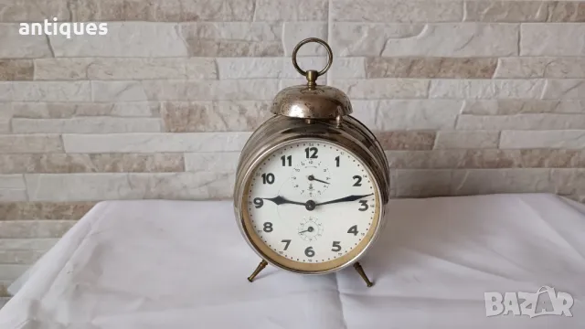 Стар немски часовник / будилник - Gustav Becker - Made in Germany - 1930г., снимка 1