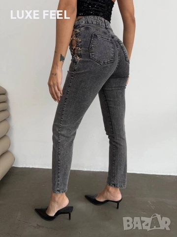 Дамски Дънки - S,L, XL ⚜️, снимка 3 - Дънки - 52966850