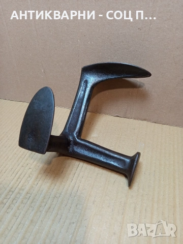 Соц Стара Обущарска Наковалня 2.200кг. НОМЕР 718., снимка 6 - Антикварни и старинни предмети - 53513641