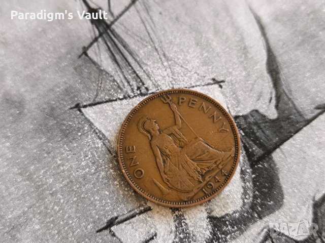 Монета - Великобритания - 1 пени | 1944г., снимка 1 - Нумизматика и бонистика - 43912598