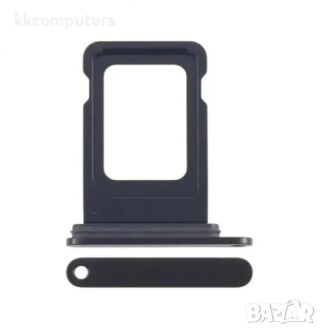 SIM Държач за iPhone 16e 6.1 / Черен Баркод : 484147