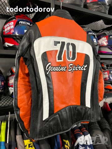 Кожено мото яке HAI GERIKHE PRO SPORTS Safe Max 54-L,всички протектори, снимка 5 - Аксесоари и консумативи - 52257405