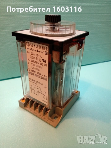 РЕЛЕ ВРЕМЕ ,,SCHLEICHER"  220V  6A