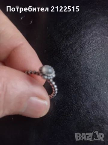 дамски сребърен пръстен 3гр, снимка 2 - Пръстени - 49119592