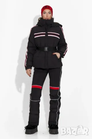 Дамски черен ски костюм Zapys Bogas сноуборд - чисто нов, снимка 8 - Зимни спортове - 49461834