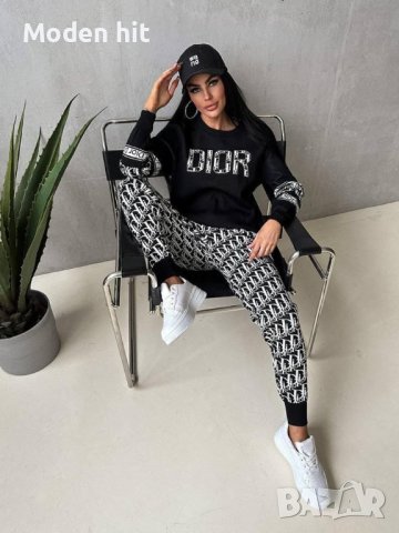 Дамски комплект финно плетиво Christian Dior🔝Дамски сет Кристиян Диор🔝Дамски екип , снимка 5 - Комплекти - 42998235