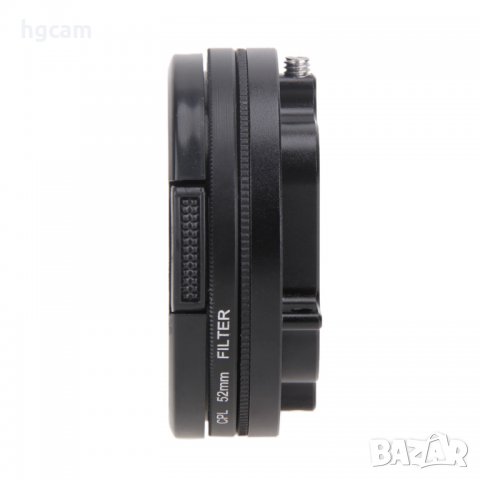CPL филтър 52mm за GoPro Hero 5/6/7/New(2018) + Адаптер + Капаче, снимка 5 - Обективи и филтри - 27783553