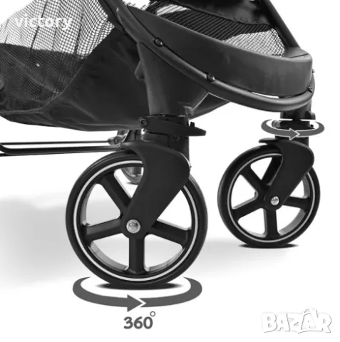 Детска лятна количка Lorelli - Rome, Grey Icy, снимка 5 - Детски колички - 50102024