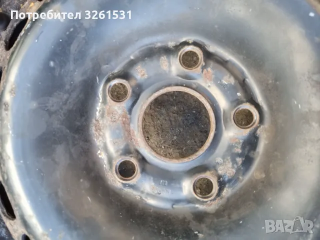 Стоманени джанти 15", 5x112, централен отвор 57.1 - VW, Audi и Skoda, снимка 8 - Гуми и джанти - 49119112