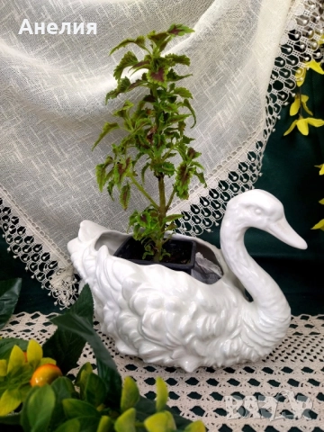 Лебеди кашпи, снимка 10 - Декорация за дома - 51778063