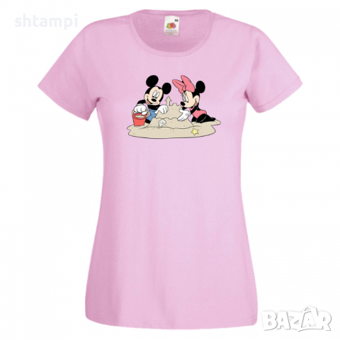 Дамска тениска Mickey & Minnie 4, снимка 5 - Тениски - 36526217