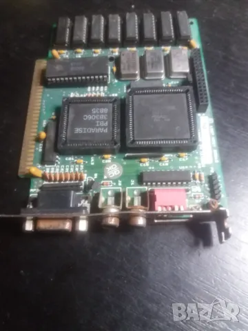PARADISE Видео EGA / CGA 8Bit ISA платка за стар ретро компютър 