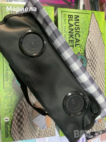 Подложка за пикник с Bluetooth говорители / Постелка за пикник с вградена Bluetooth колонка, снимка 4 - Друга електроника - 47783200