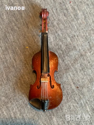  Мини модел на цигулка, снимка 1 - Колекции - 43919013