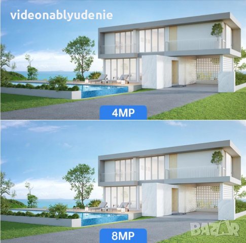 4K SUPER ULTRA HD 8MPx PTZ 5хZoom Wi-Fi Следяща Камера Микрофон Карта Памет Слот PIR Сензор Движение, снимка 3 - Комплекти за видеонаблюдение - 38690387