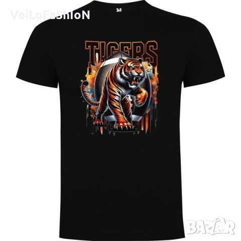 Нова мъжка тениска с Тигър - TIGERS , снимка 2 - Тениски - 49234094
