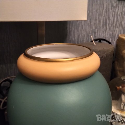 Порцеланова ваза Арт Деко от 1960 год, снимка 4 - Вази - 38868602