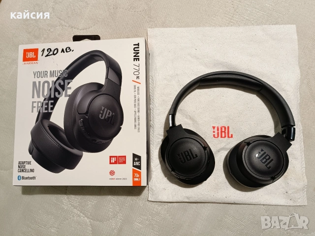 Слушалки JBL Tune 770 NC черни ! , снимка 3 - Слушалки и портативни колонки - 53200051