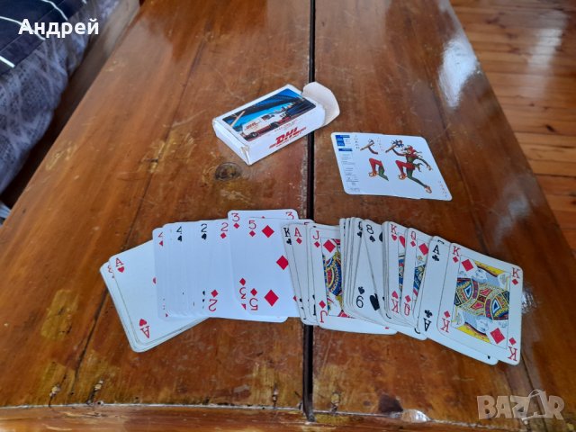 Стари карти за игра DHL, снимка 2 - Други ценни предмети - 43352703