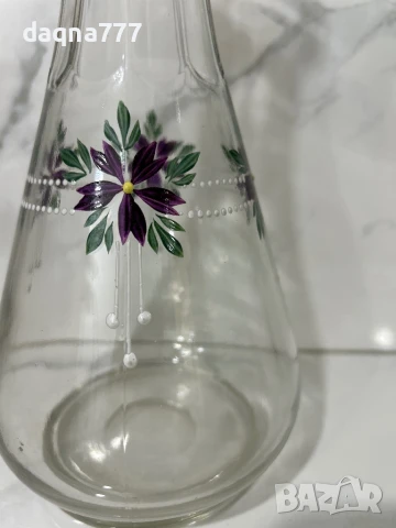 Vtg ръчно рисувана ваза/ гарафа Германия от 60-те години, снимка 12 - Декорация за дома - 50680227