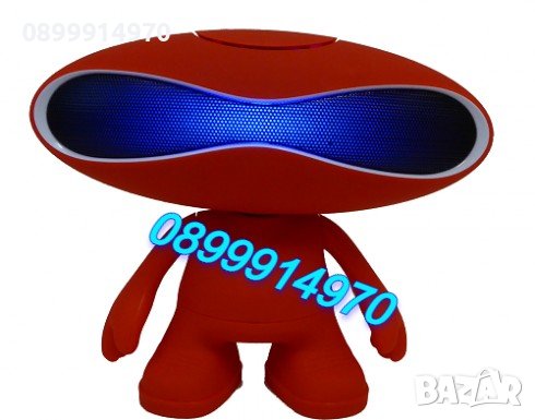 Bluetooth колонка, MP3, червена, снимка 5 - Bluetooth тонколони - 36706904