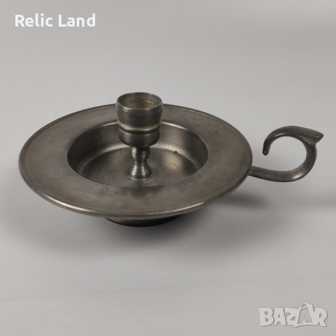 Метален свещник с държач