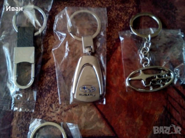 Пет модела качественни метални хромирани ключодържател Субару Subaru, снимка 6 - Аксесоари и консумативи - 28392839