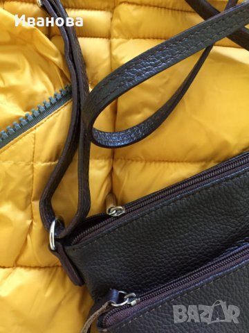 Чанта от естествена кожа, снимка 2 - Чанти - 39636980