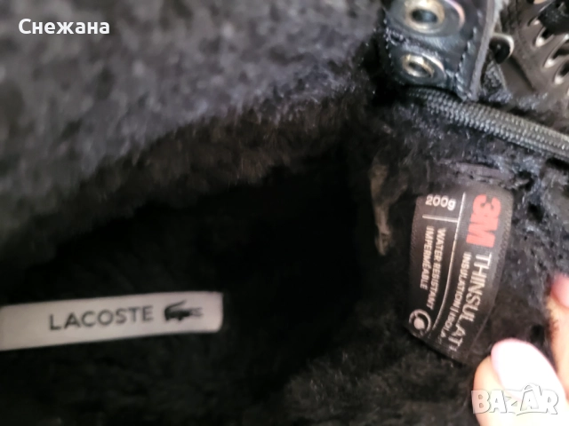 НОВИ Дамски боти LACOSTE, снимка 3 - Дамски боти - 51910443