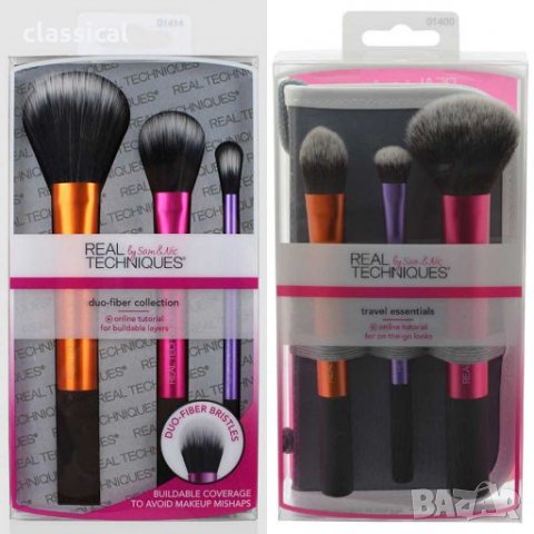 Професионални сетове четки за грим Real Techniques , снимка 4 - Комплекти и лотове - 27878405