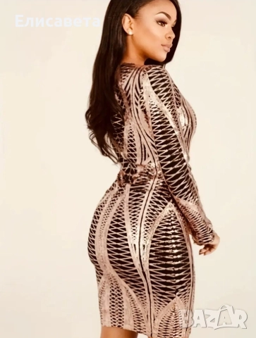 Дамска модерна рокля , снимка 6 - Рокли - 52958232