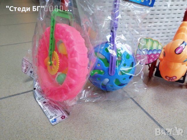 Играчки. Бутащи колела за малки деца. Нови от затворен магазин. , снимка 3 - Дрънкалки и чесалки - 38425915