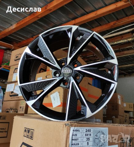 Джанти за Ауди Audi 17" цола новия RS модел 5х112 чисто нови А3 А4 А6..., снимка 4 - Гуми и джанти - 33096473