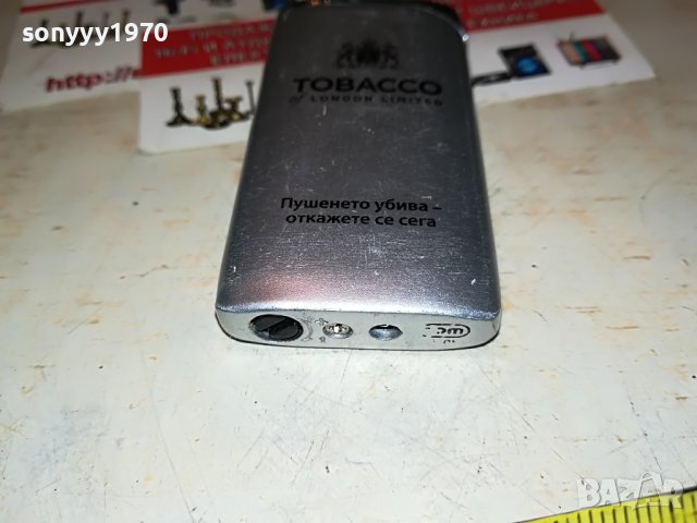 🛑🛑TOBACCO-LONDON-метална запалка 1310221703, снимка 6 - Колекции - 38320159