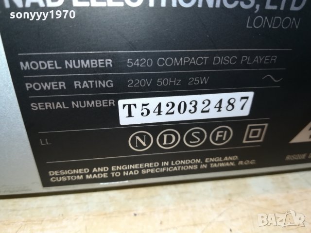 NAD-CD PLAYER-ВНОС ENGLAND 0411211107, снимка 9 - Сватбени рокли - 34691078