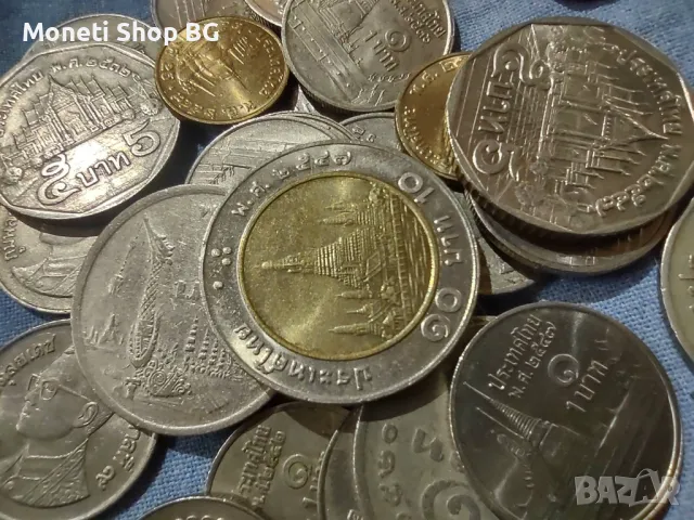 31бр.монети Тайланд- изобилие от разновидности както и номинали, снимка 2 - Нумизматика и бонистика - 49960176