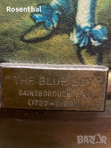 Английски стар стенен плакет за декорация, снимка 2 - Декорация за дома - 39523485