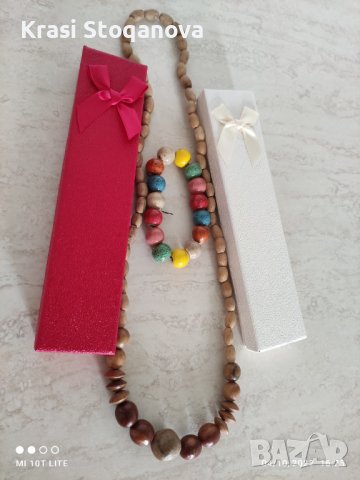 Дамски Комплект Бижу с Гривна - Ръчна Изработка , снимка 5 - Бижутерийни комплекти - 38219743