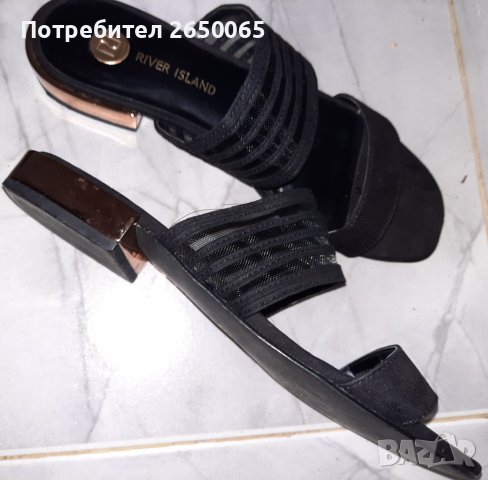 Орг.нисък чехъл River island 37 размер, снимка 4 - Чехли - 37629101