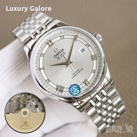 Мъжки часовник OMEGA De Ville Rhodium с автоматичен механизъм, снимка 2 - Мъжки - 38372559