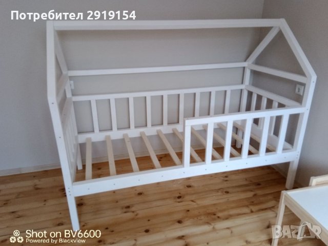 Детско легло тип къщичка, снимка 6 - Бебешки легла и матраци - 37107696