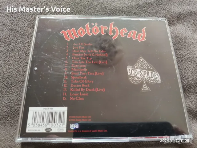 MOTORHEAD - ACE OF SPADES CD, снимка 2 - CD дискове - 48717653