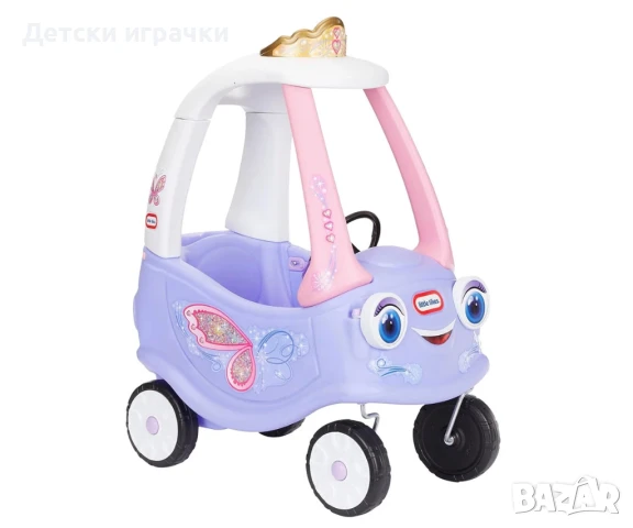 Кракомобил Фея Fairy Coupe, детска кола за бутане, Little Tikes , снимка 8 - Детски велосипеди, триколки и коли - 50991182