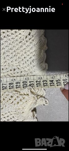 Кръгла плетена покривка за маса на една кука Нова, снимка 2 - Покривки за маси - 35030978